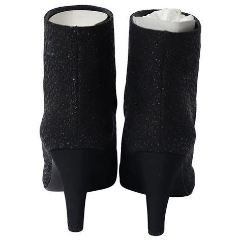 chanel flower boots|chanel mademoiselle boots sale.